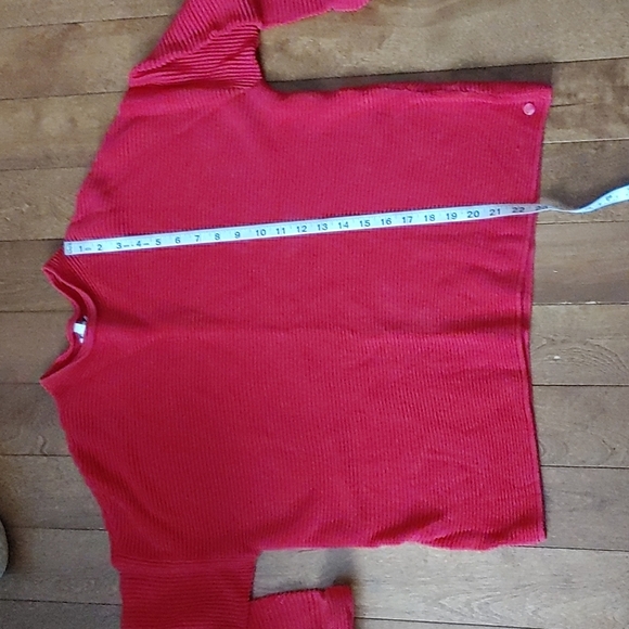 Tom Tailor rib knit pullover sweater pink 100% cotton size medium - Picture 6 of 7